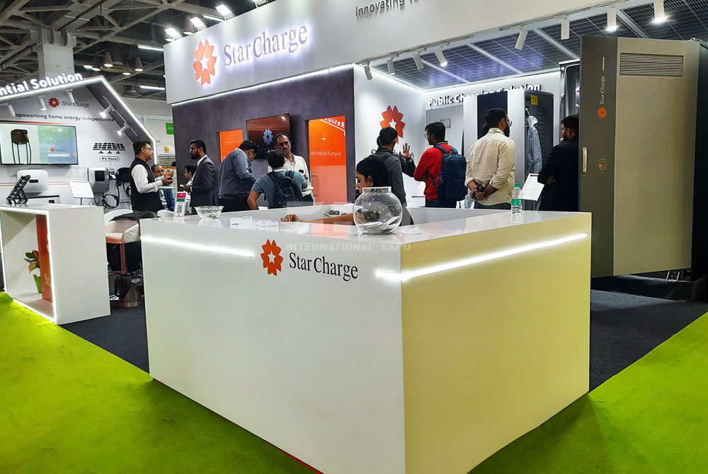 印度充電樁展臺搭建