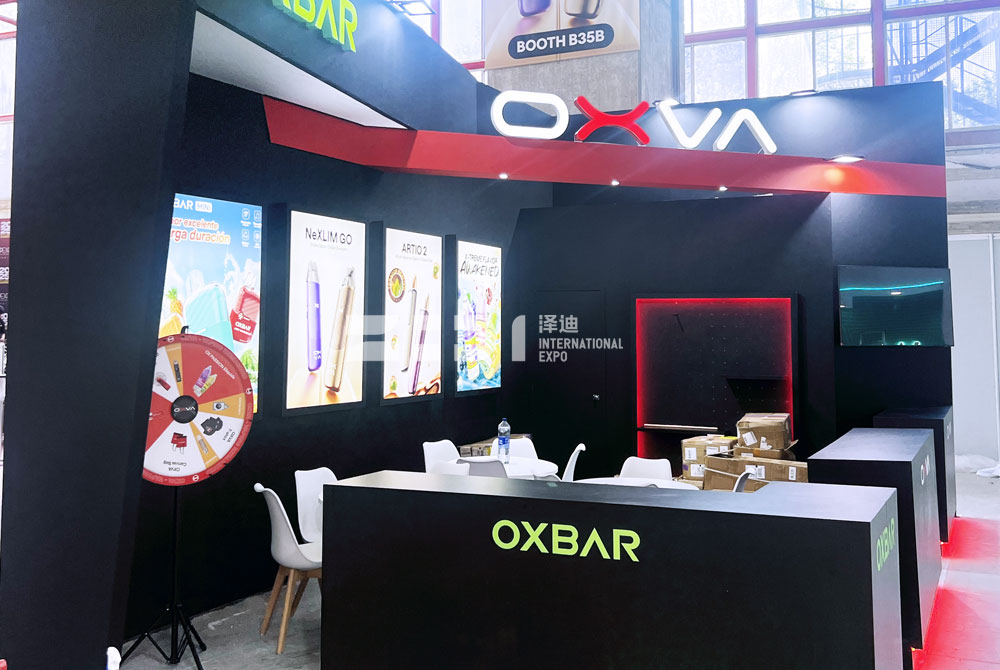 西班牙電子煙展臺布置